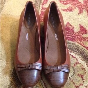 Rockport Wedge brown shoes